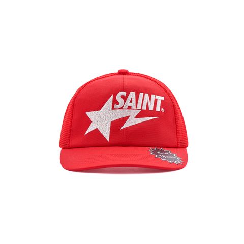 【コラボ】SM-MK8-0000-C60 / BAPE_MESH CAP / RED / メッシュキャップ (レッド)