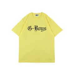 【ラスト1点】G-BOYS TEE / ジーボーイズ Tシャツ  (イエロー)