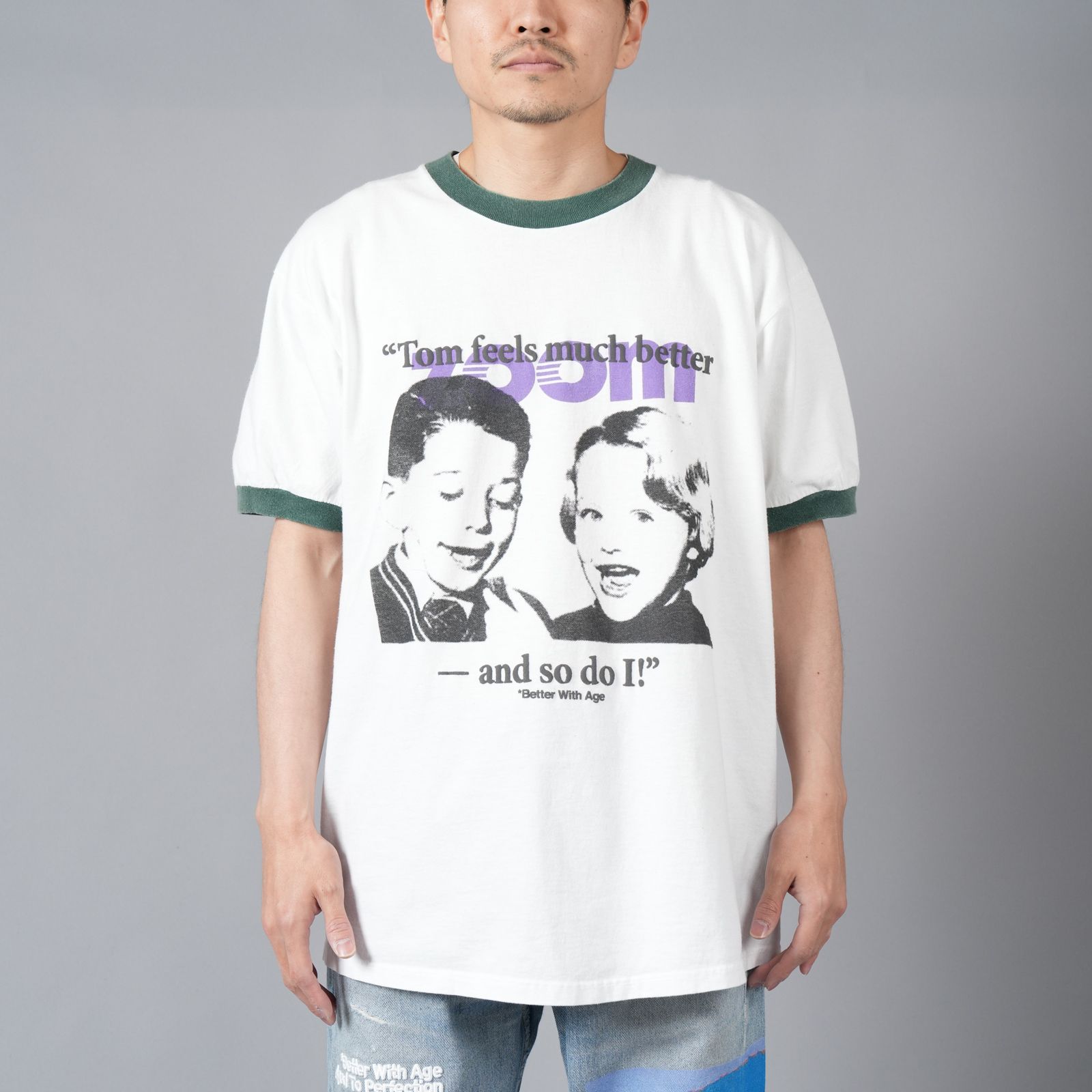 Acid Techno Tee  / アシッドテクノ Tシャツ [XLサイズ] (ホワイト)