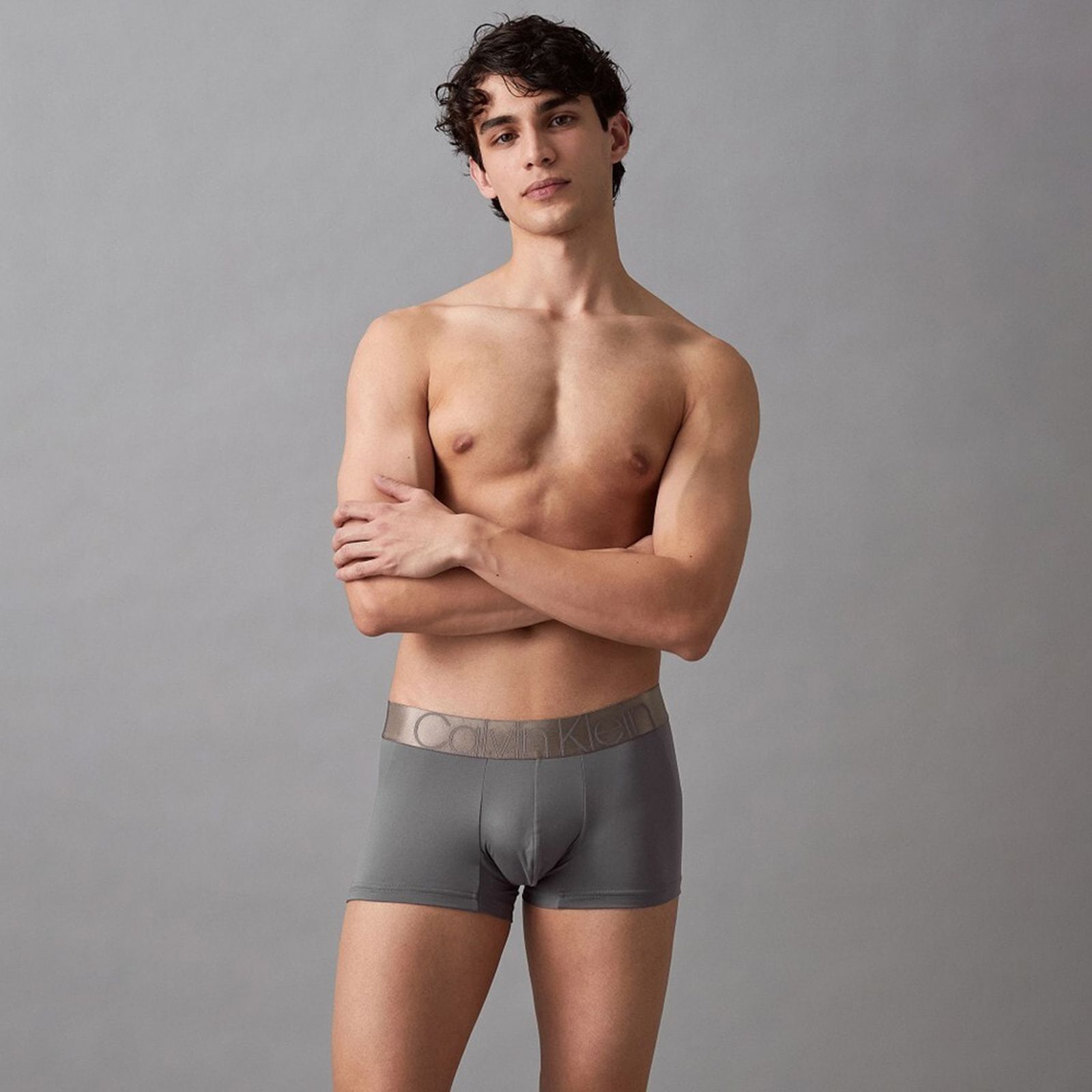 【ラスト1点】【定番アイテム】LOW RISE TRUNKS / ボクサーパンツ / ICON MICRO / ローライズトランクス (グレースカイ)