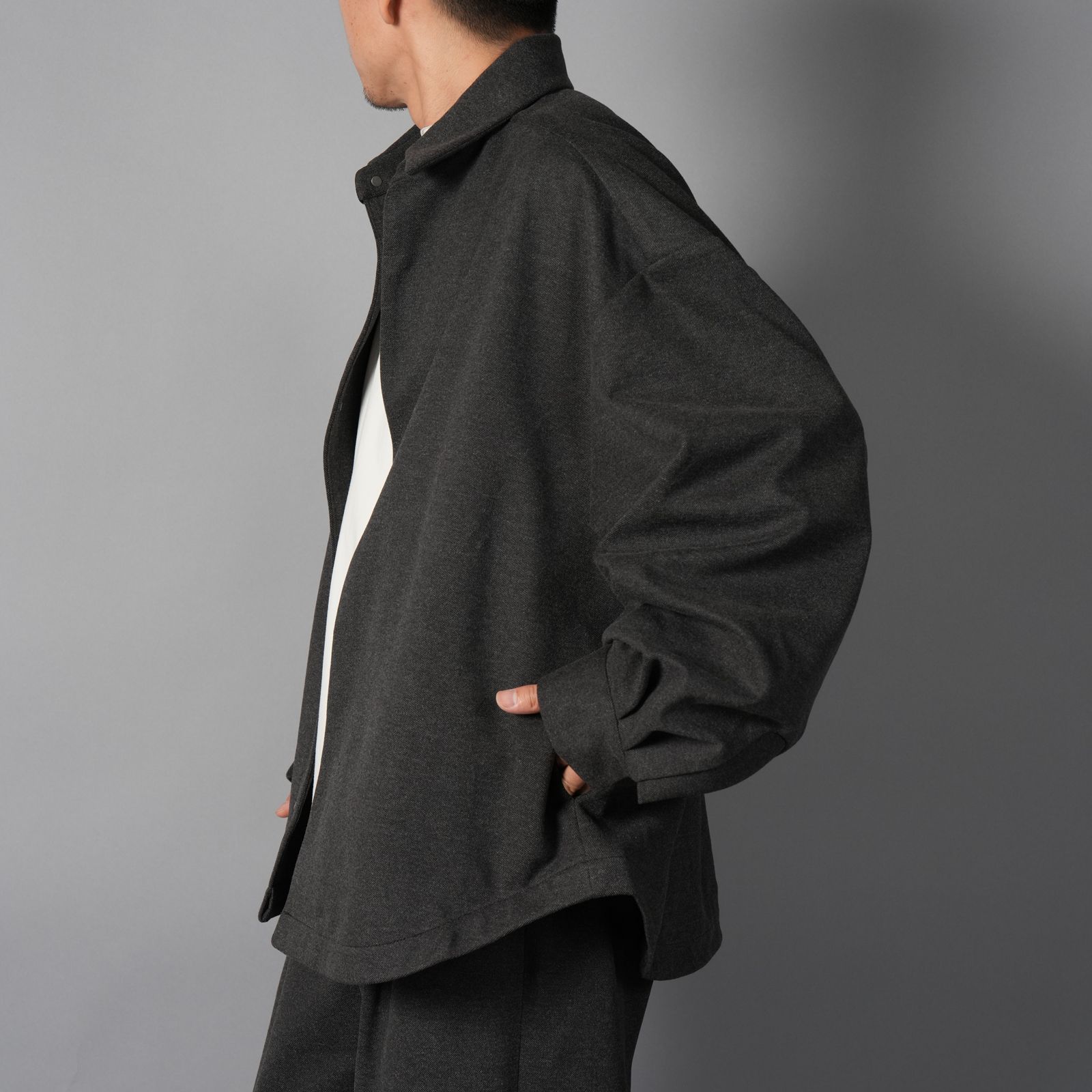 M5 OXFORD SHIRT  / オクスフォードシャツ (チャコールツィード)