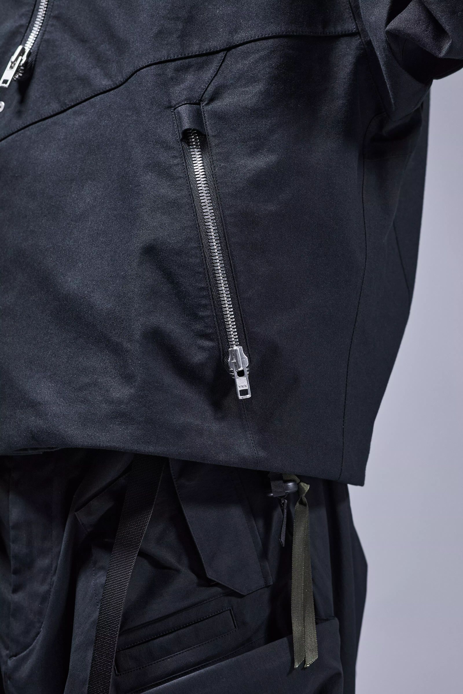 J68W-BQ / 3L Rider Jacket Gen. 1 / ライダージャケット / ナイロンジャケット[ワイドフィット](ブラック)
