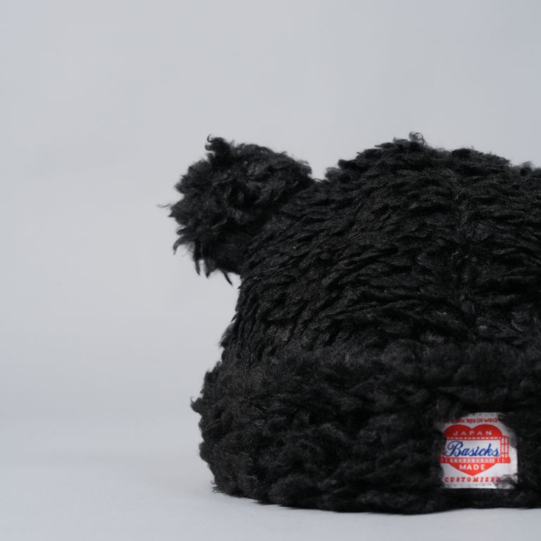 【ラスト1点】【再入荷】Bear Beanie / ベアービーニー (ブラック)