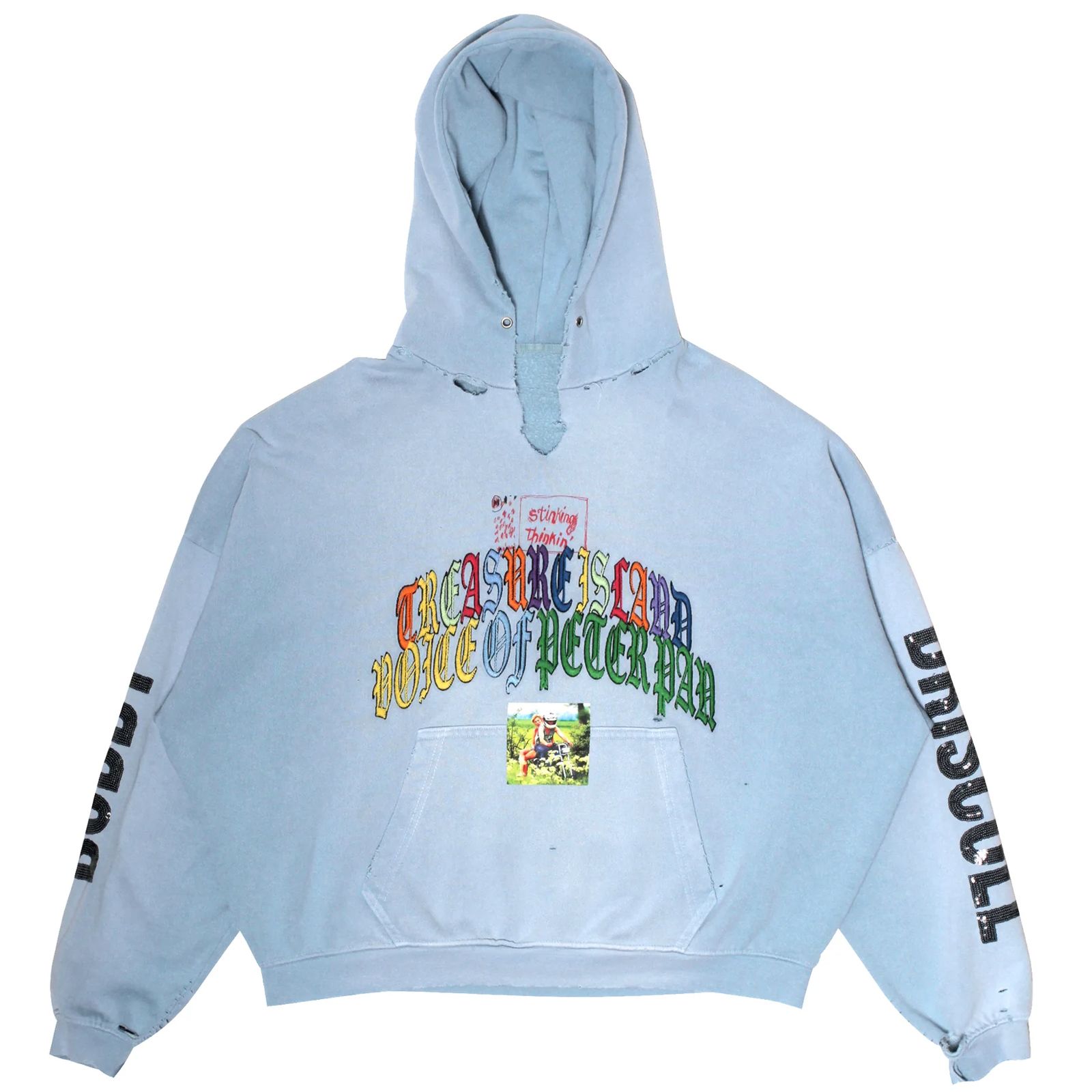 BOBBY DIRSCOLL HOODED SWEATSHIRT  / フーディー・パーカー (ベイビーブルー)