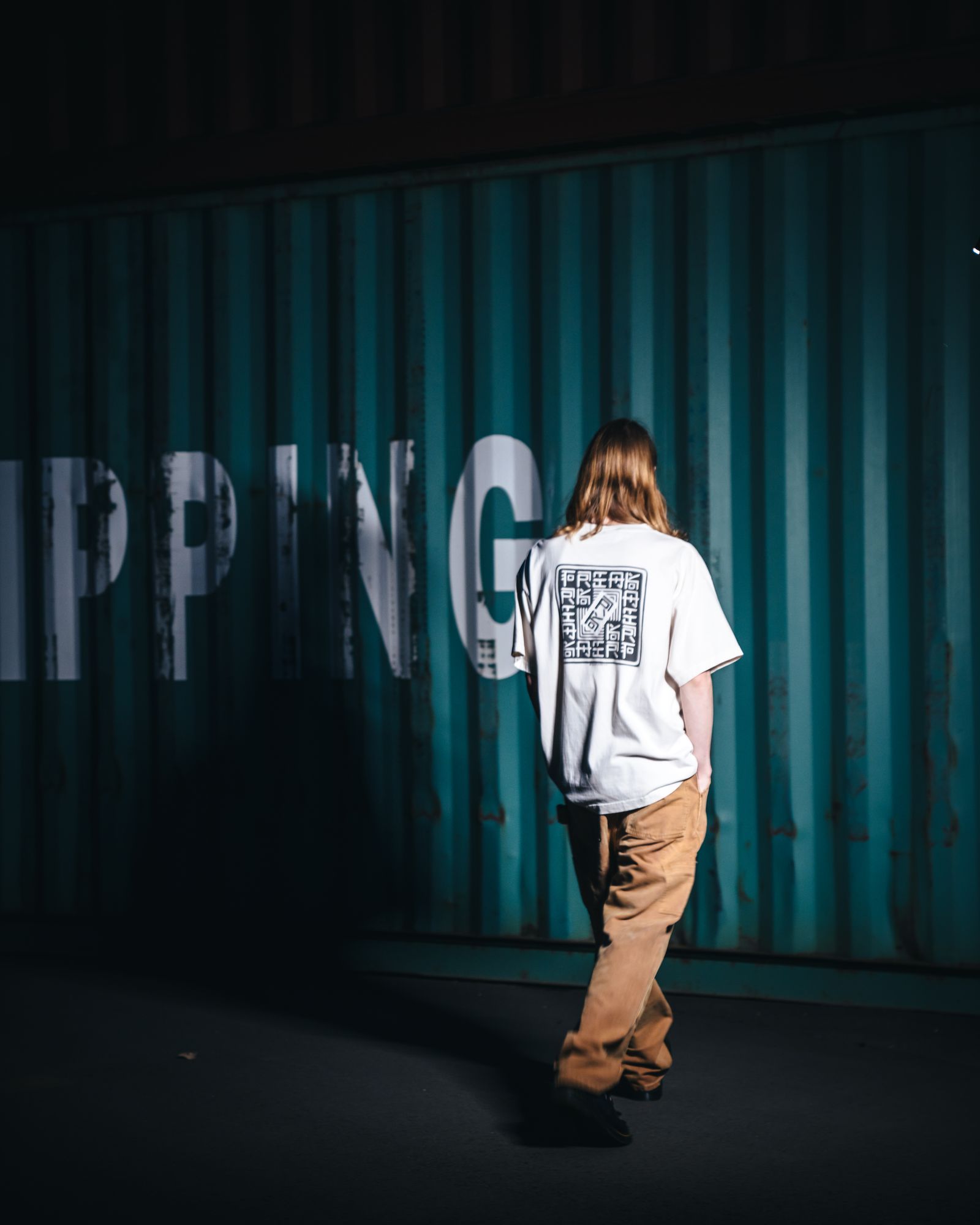 【ラスト1点】【限定】SM-A23-0000-C07 / RK_SS TEE / WITH OUT FEAR / Tシャツ  (ホワイト)