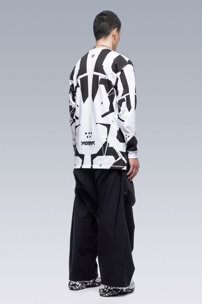 【ラスト1点】 S36-PR / 100% Cotton Long Sleeve T-shirt / ロンT ・カットソー  (ホワイト)
