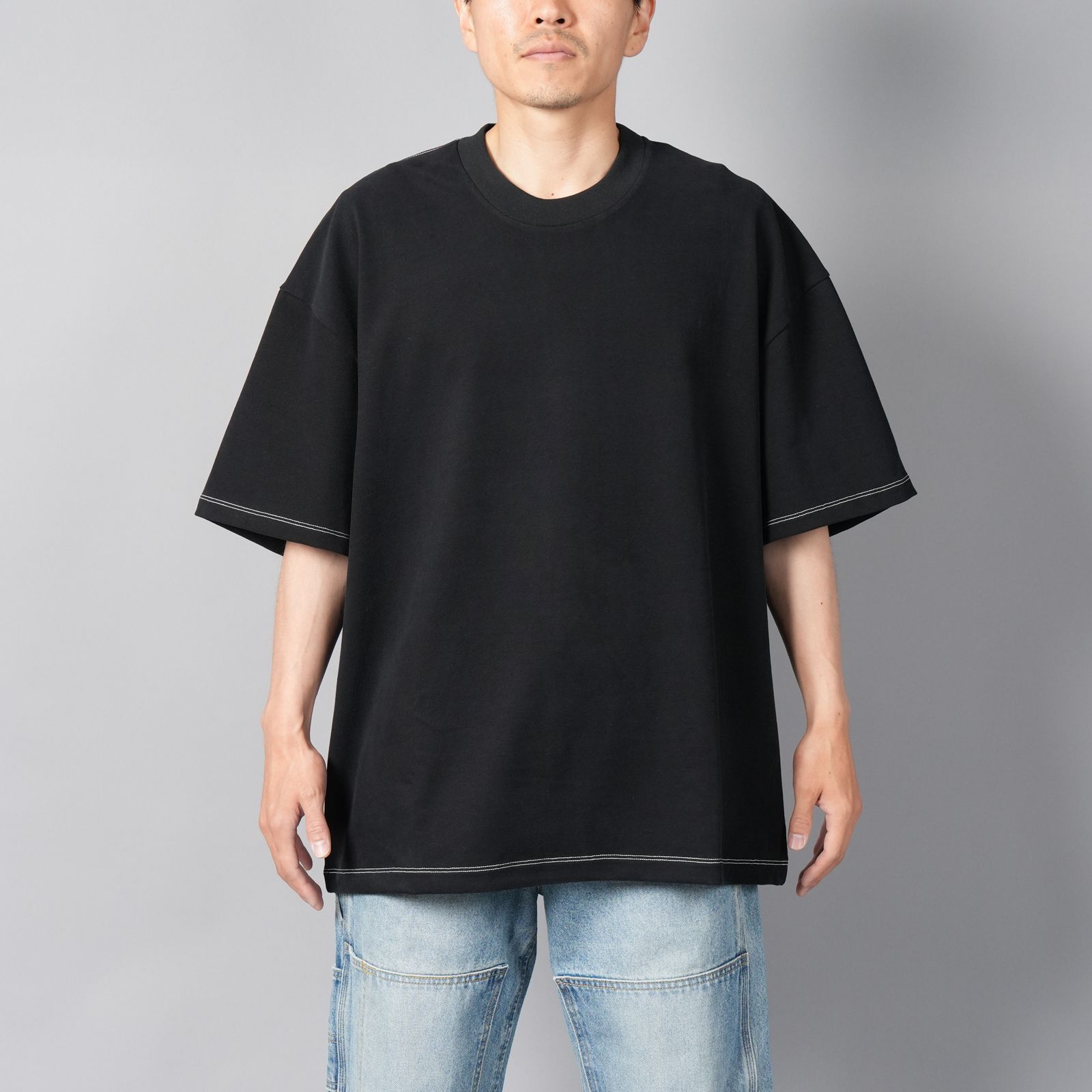 【ラスト1点】Oversized Organic T-shirt / オーバーサイズ オーガニック Tシャツ (ブラック)
