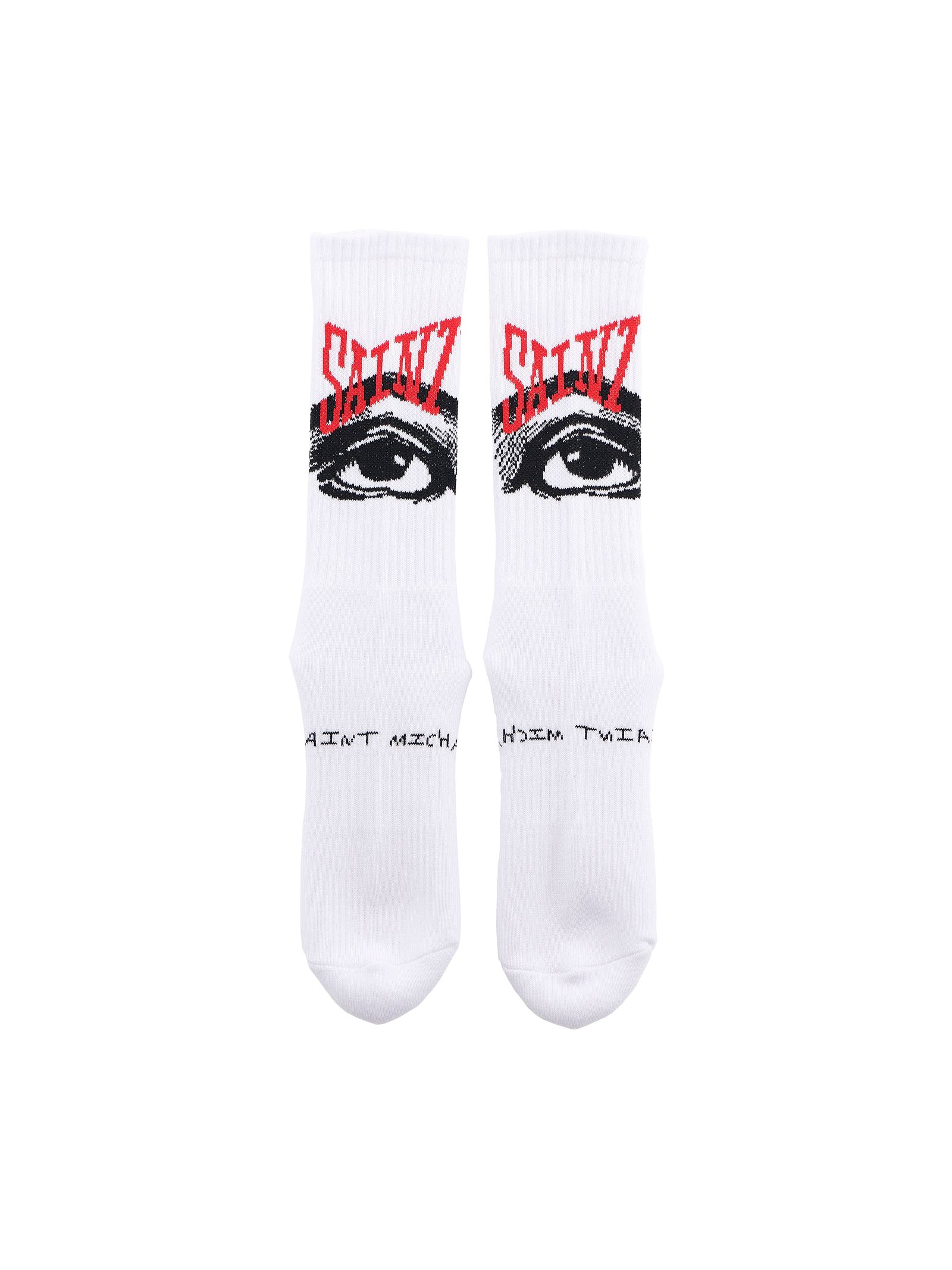 ©SAINT M×××××× - SM-A23-0000-100 / SOCKS / EYE / WHITE