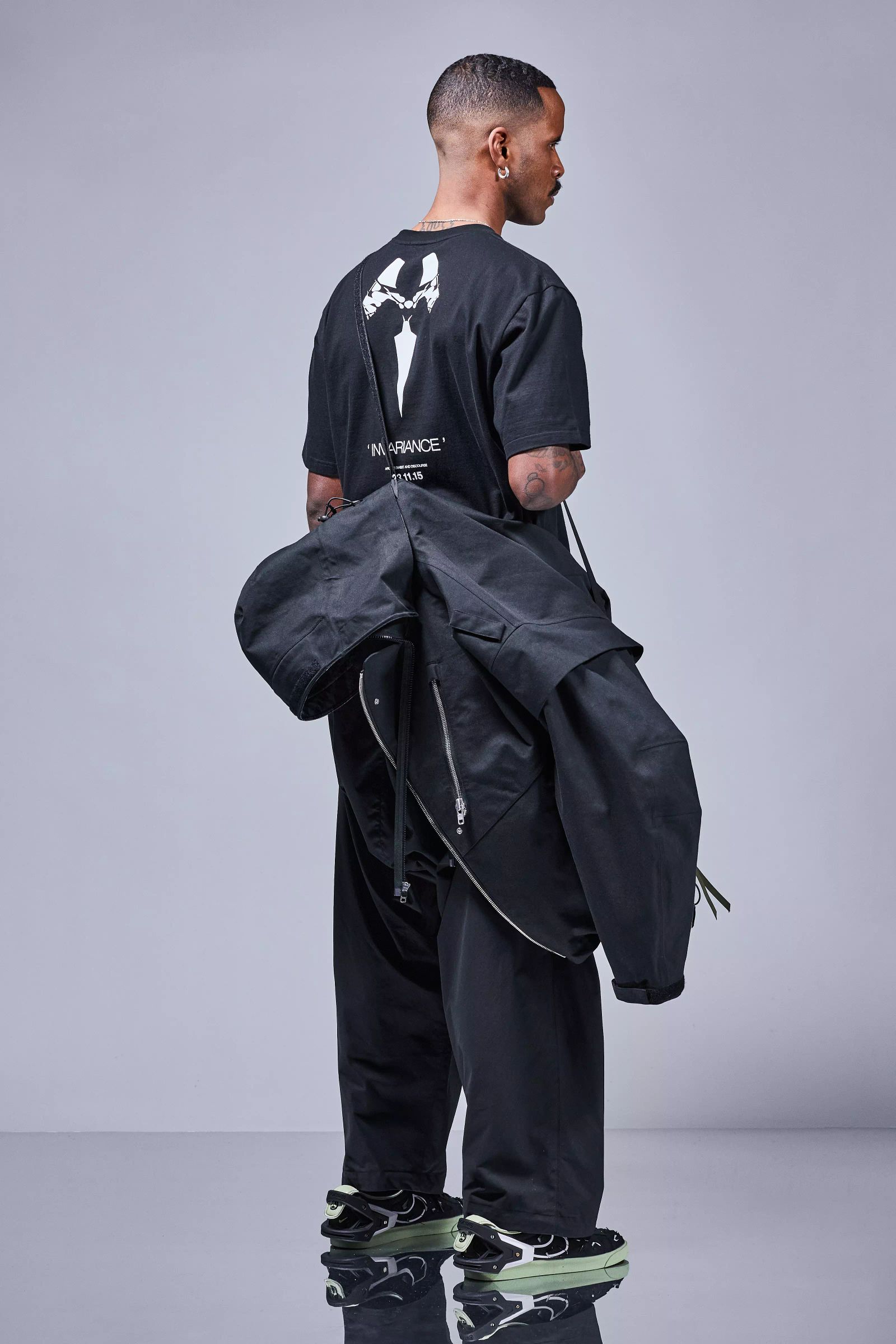 J68W-BQ / 3L Rider Jacket Gen. 1 / ライダージャケット / ナイロンジャケット[ワイドフィット](ブラック)