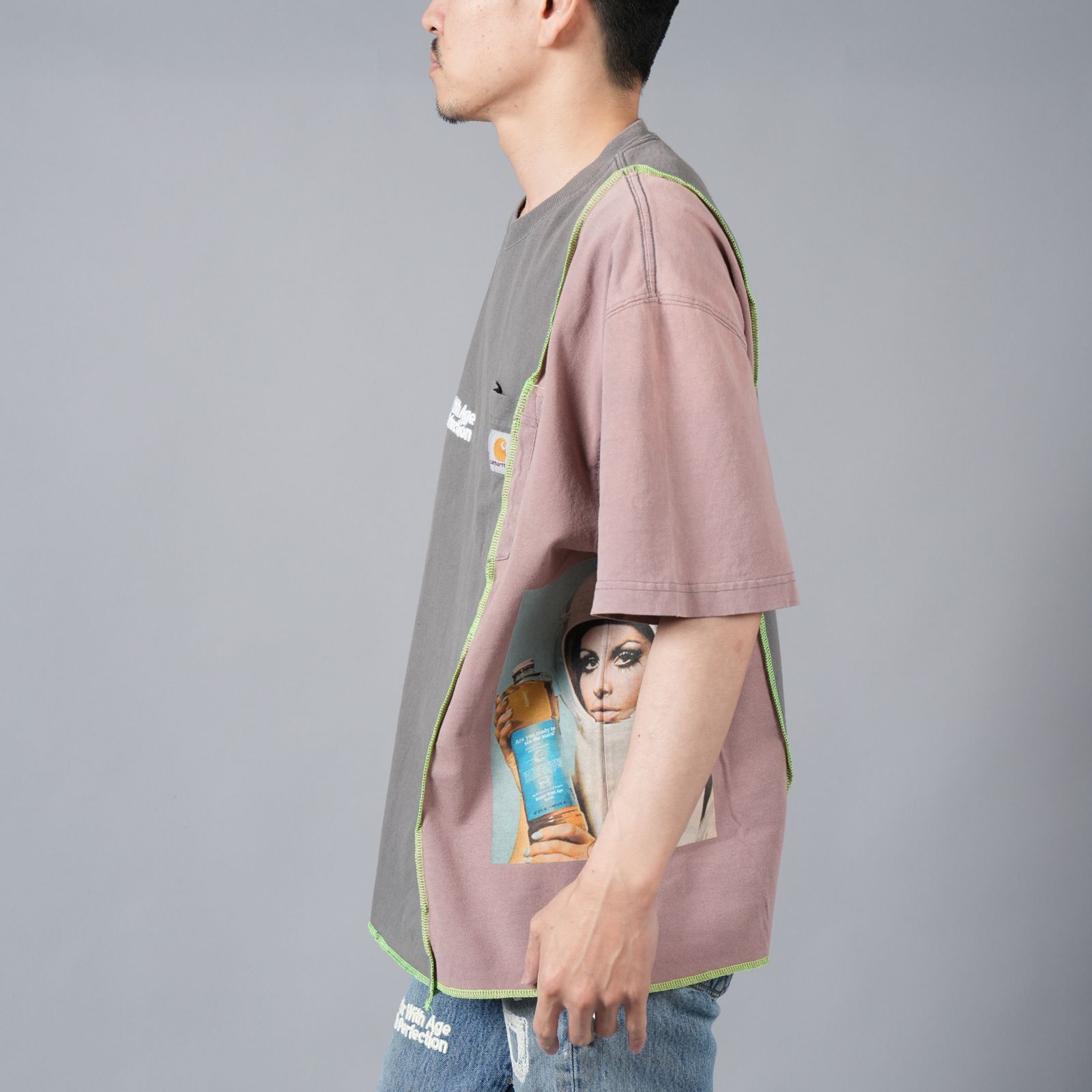 Travellier Carhartt Tee  / トラベラー カーハート Tシャツ [Lサイズ] (マルチカラー)