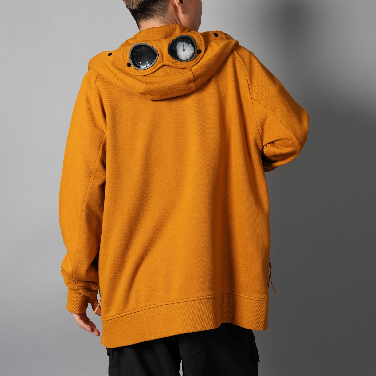 Diagonal Raised Fleece Goggle Zip Sweatshirt / ジップフーディー (バック・ソーン・ブラウン)