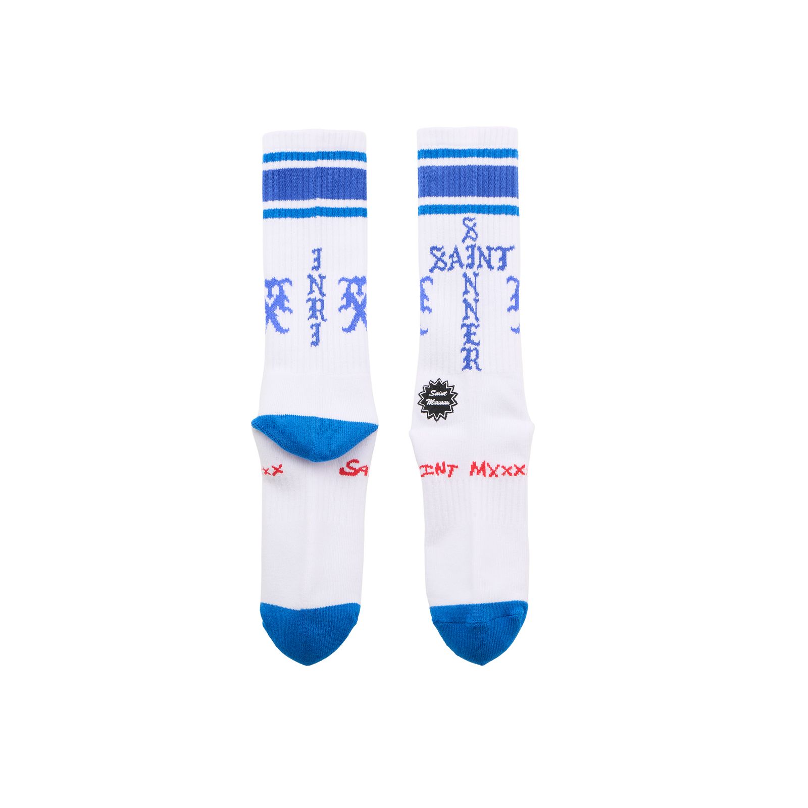 SM-HR1-0000-109 / SOCKS / SINNER / WHITE+BLUE / ソックス(ホワイト/ブルー)