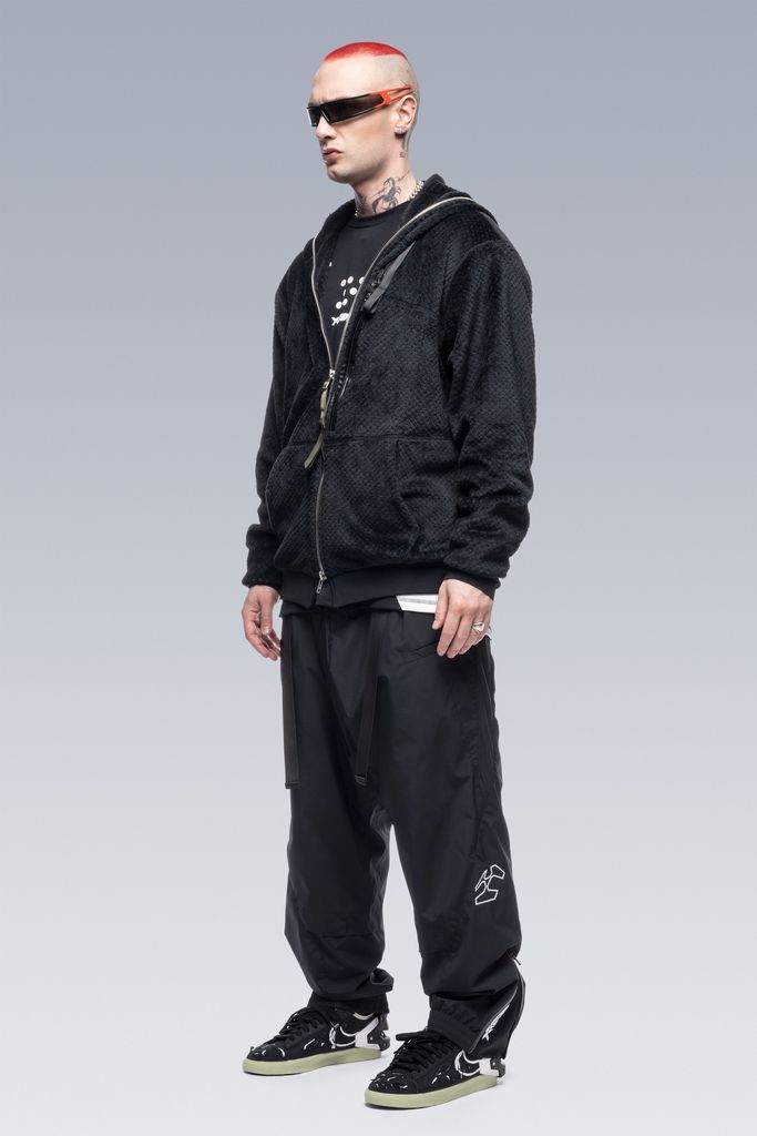 【ラスト1点】 J117-HL / Polartec® High Loft Hooded Insulator / hoodie jacket / フーディージャケット / パーカー [ポーラテック] [ルーズフィット](ブラック)