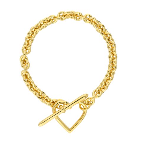 Heart Bracelet (Small Link) / ブレスレット (ゴールド) S-1104 BASICKS