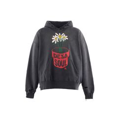 【コラボ】SM-HR1-0000-C19 / DLS_HOODIE / DE LA SOUL / BLACK / パーカー・フーディー (ブラック)
