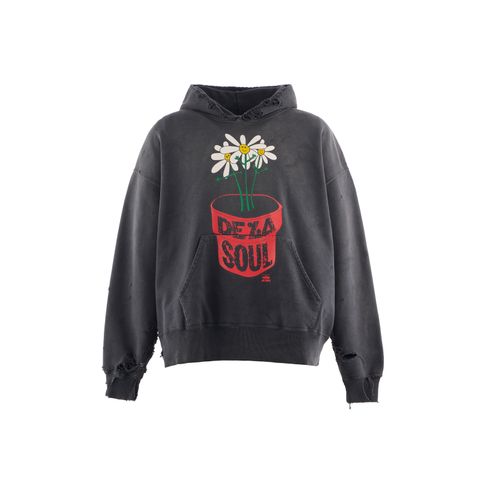 【コラボ】SM-HR1-0000-C19 / DLS_HOODIE / DE LA SOUL / BLACK / パーカー・フーディー (ブラック)