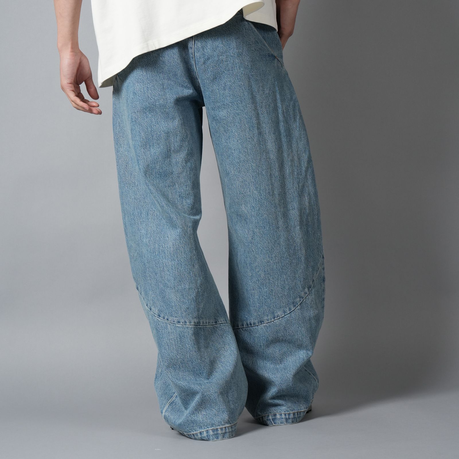 DENIM 410 WORKWEAR JEANS / デニムパンツ (ヴィンテージタイブルーウォッシュ)