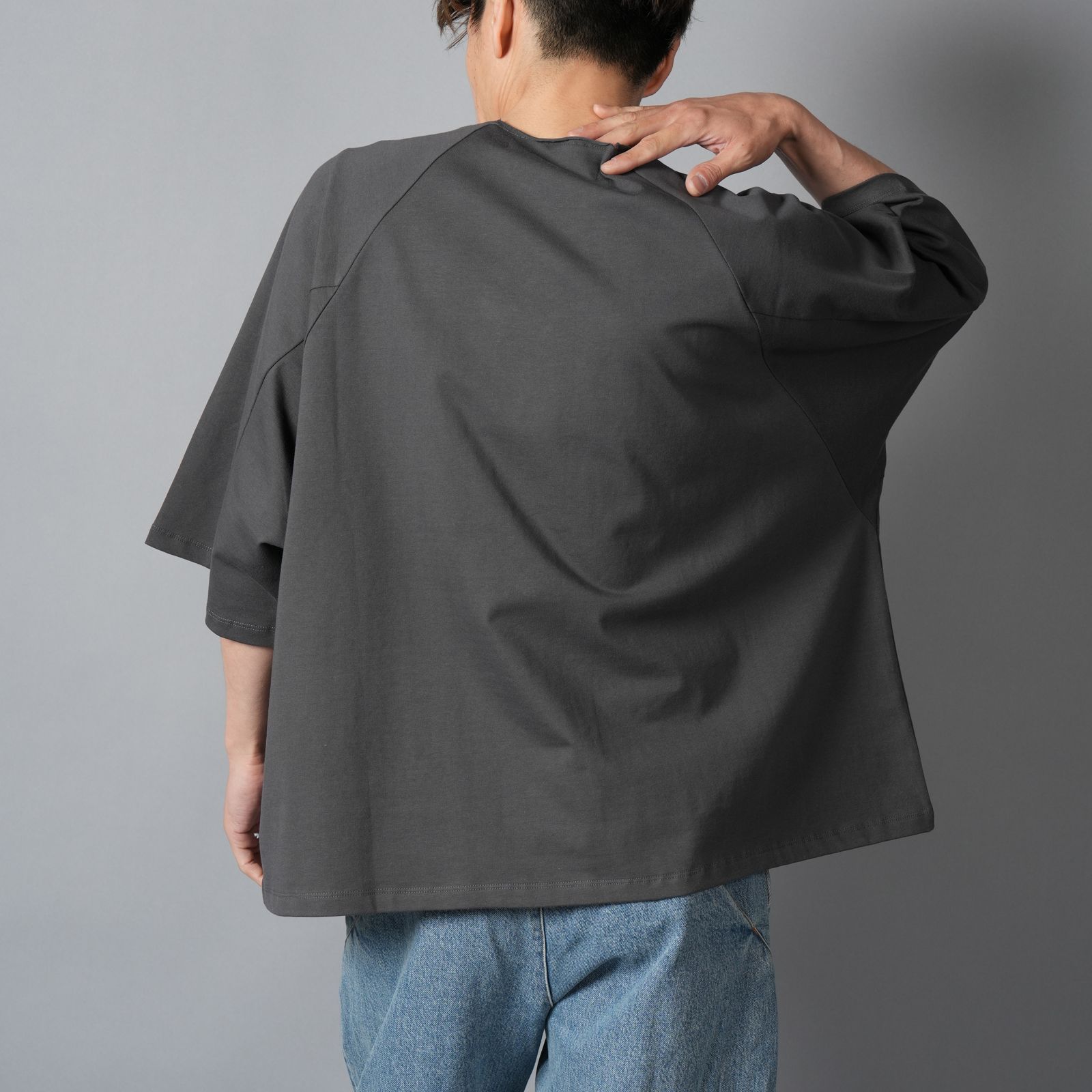 BOX CUT TEE / ボックスカットTシャツ (ミッドナイト)