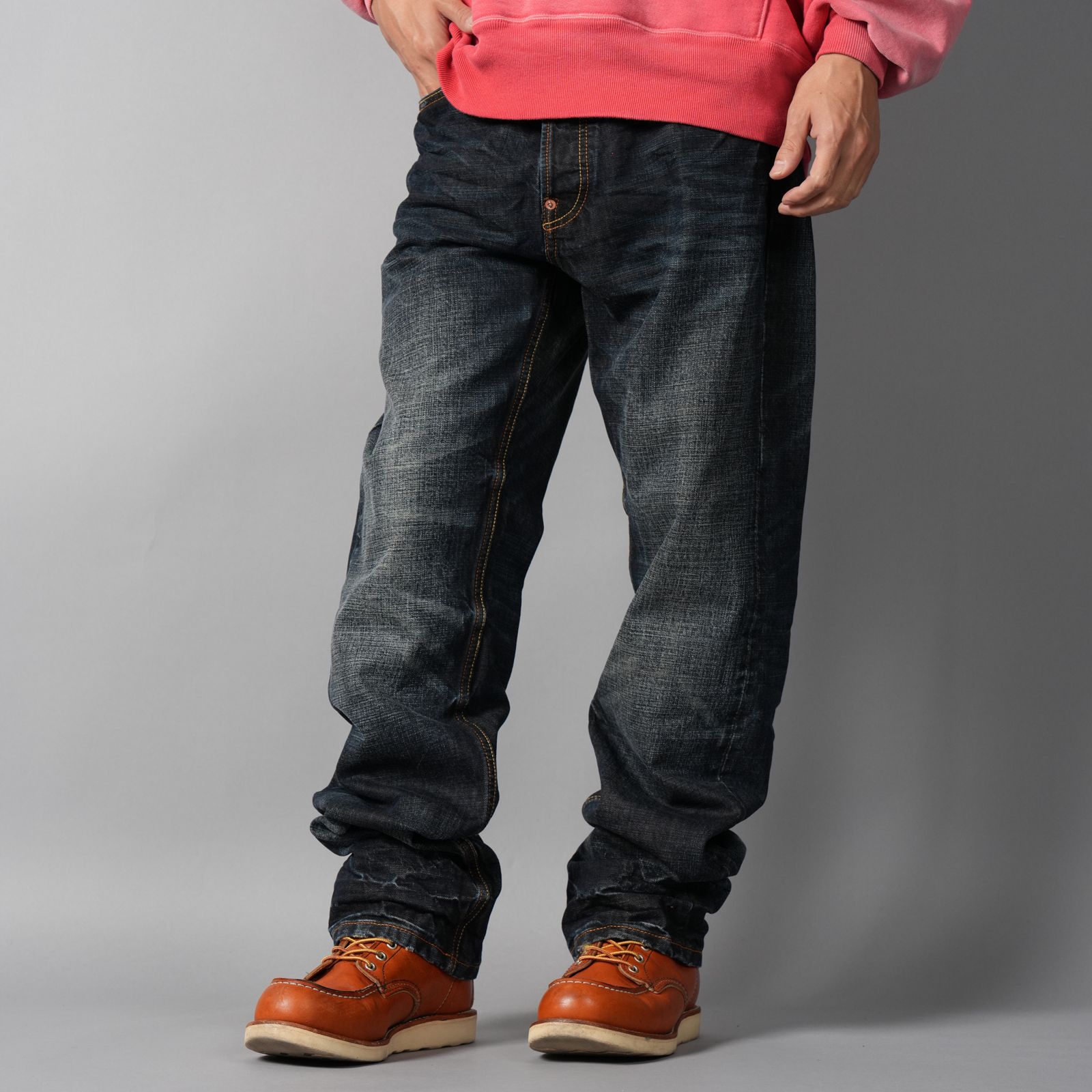Kamon Daicock Puff Print Jeans #2020 / デニムパンツ (インディゴ)