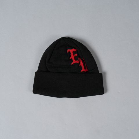 【ラスト1点】【コラボ】EU-HR1-0000-C07 / EU LOGO CL BEANIE / ビーニー (ブラック)