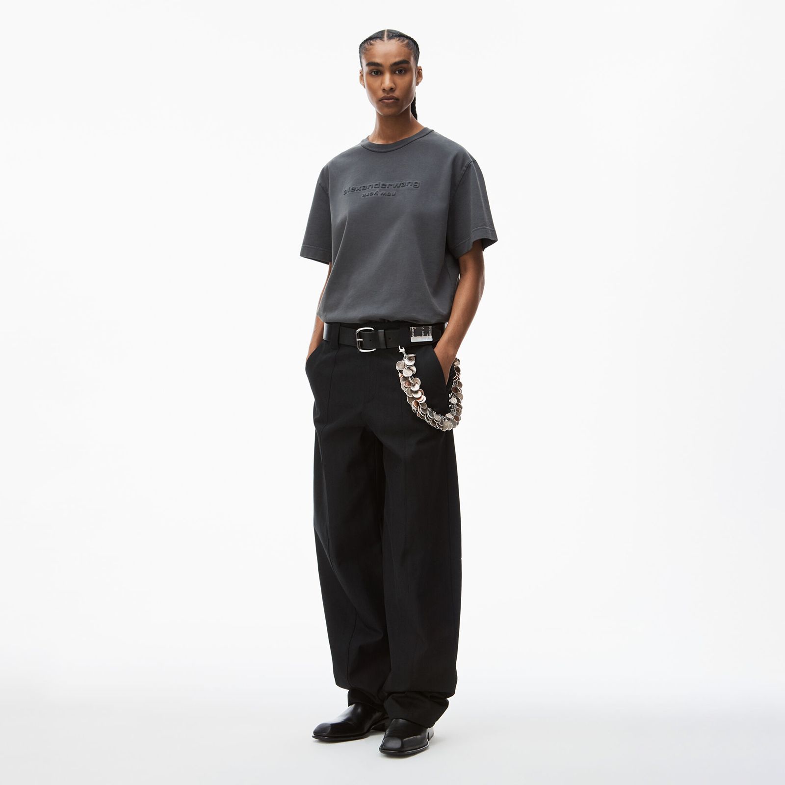 alexander wang - 【ラスト1点】SHORT SLEEVE TEE WITH ACID