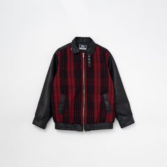 Murdoc Leather Jacket / マードックレザージャケット(レッド/ブラック)