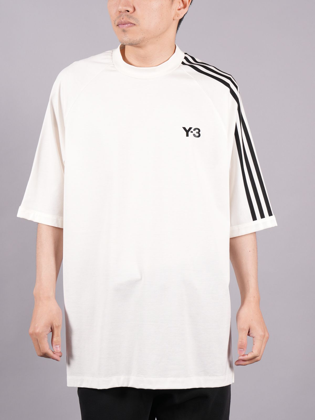 Y-3 - 3S SS TEE / スリーストライプ Tシャツ 【オーバーシルエット ...