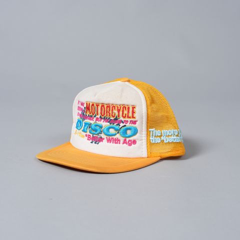 Moto-Disco Hat  / メッシュキャップ (イエロー)