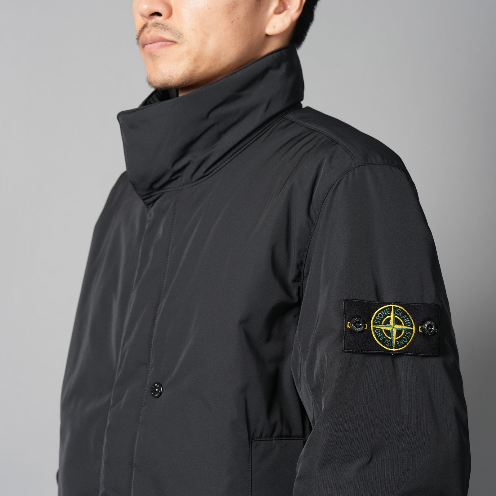 STONE  マイクロブランディング フーディー STONE ISLAND - 4100048 / MICRO TWILL / ジャケット [プリマ