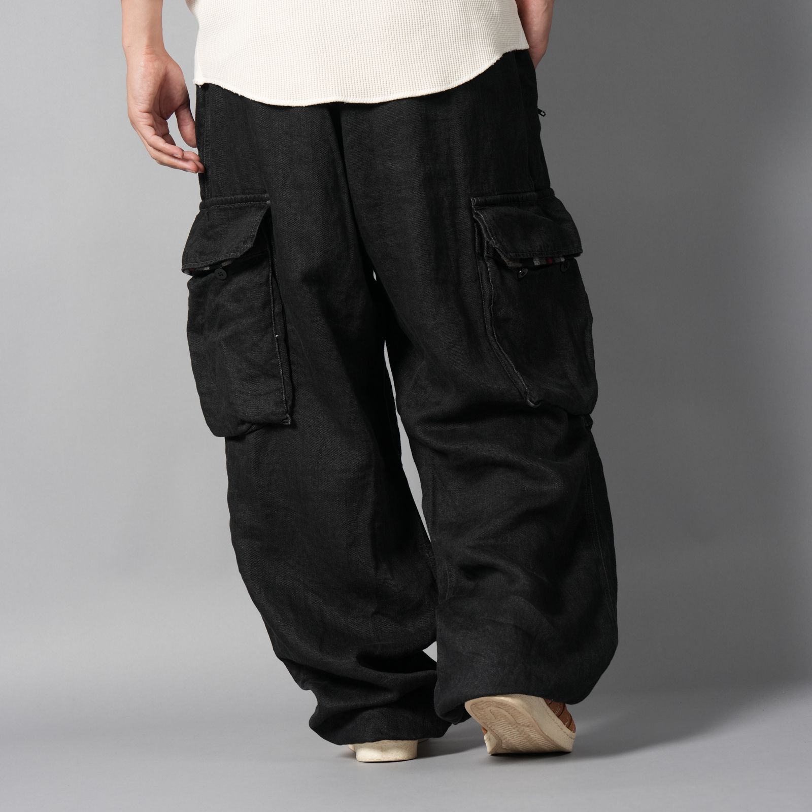 M47 Denim Cargo Pants / デニムカーゴパンツ (ブラック)