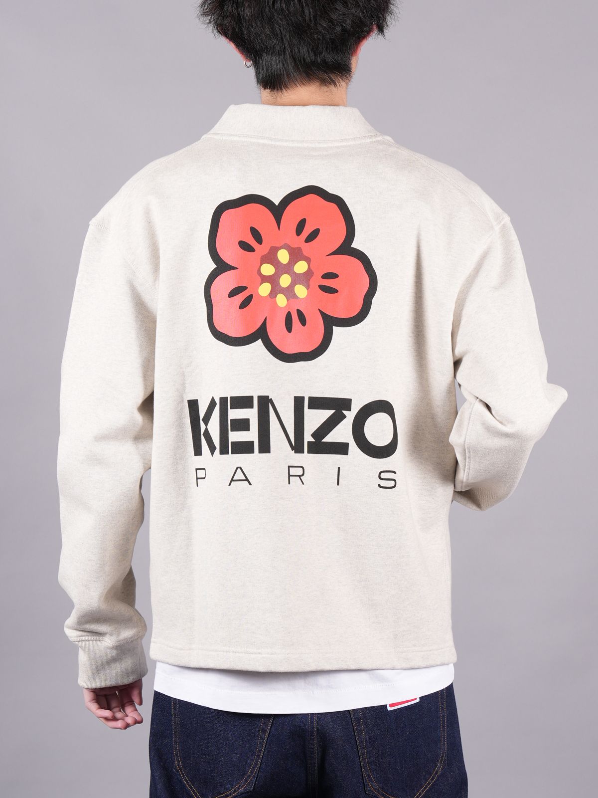 KENZO - 【ラスト1点】Boke Flower Jersey Cardigan / ボケフラワー