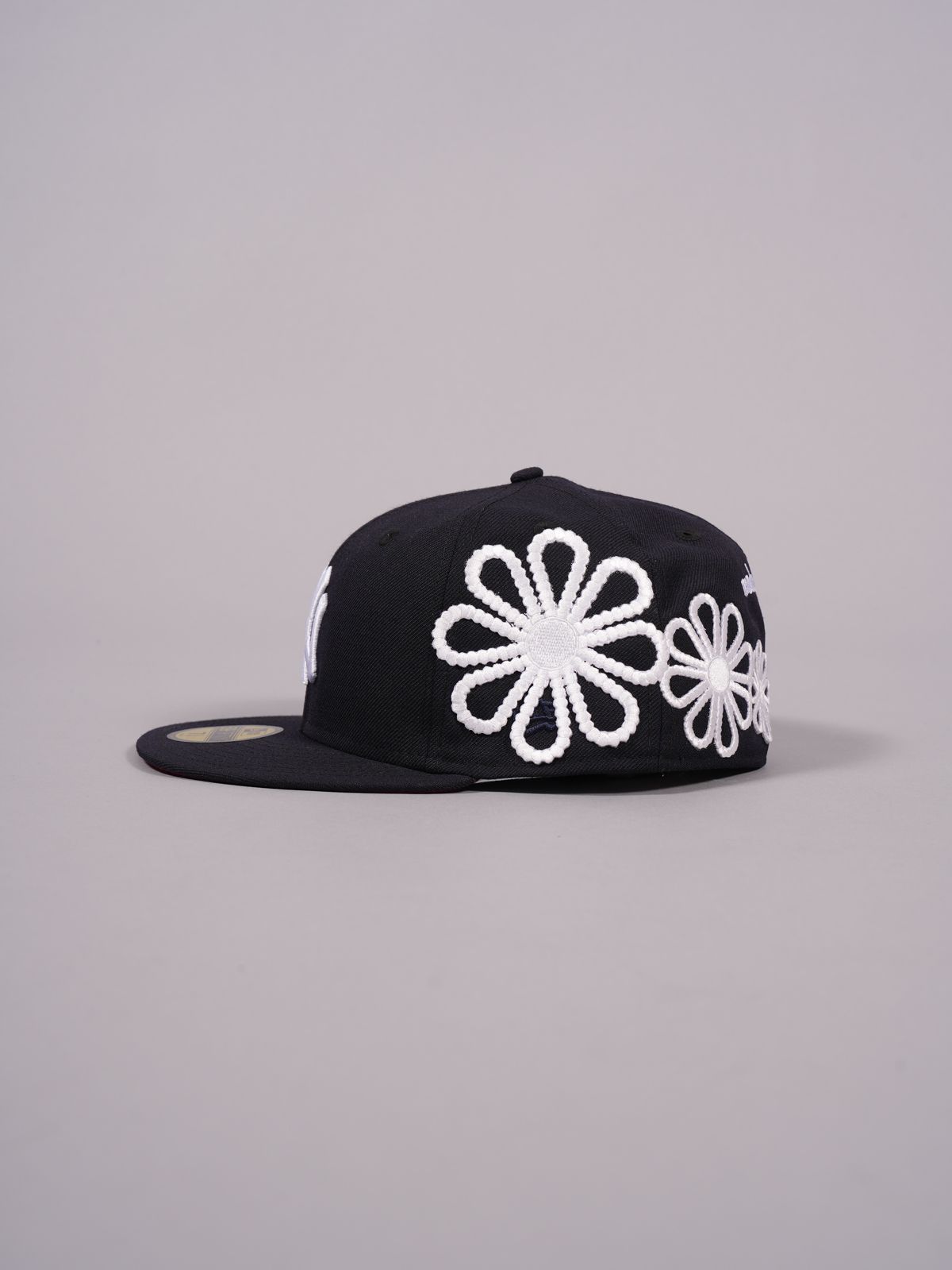 【ラスト1点】NAVY BLUE NY YANKEE FITTED / 59FIFTY /  ベースボールキャップ 【カスタム】  (ネイビー/レッド)
