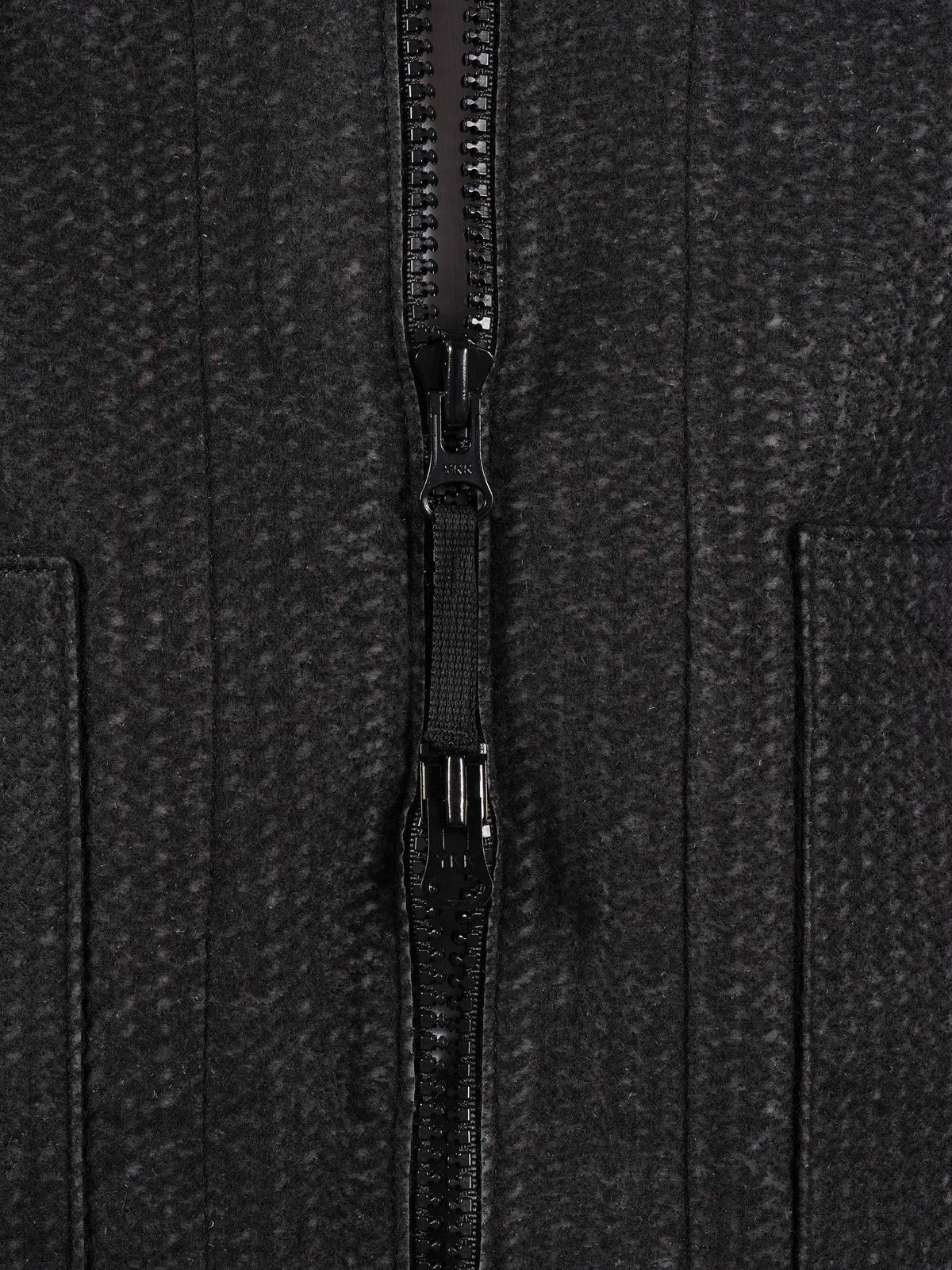 【ラスト1点】 Needle Punched Reflective Jacket / リフレクター ジャケット (フード付き) / ブラック
