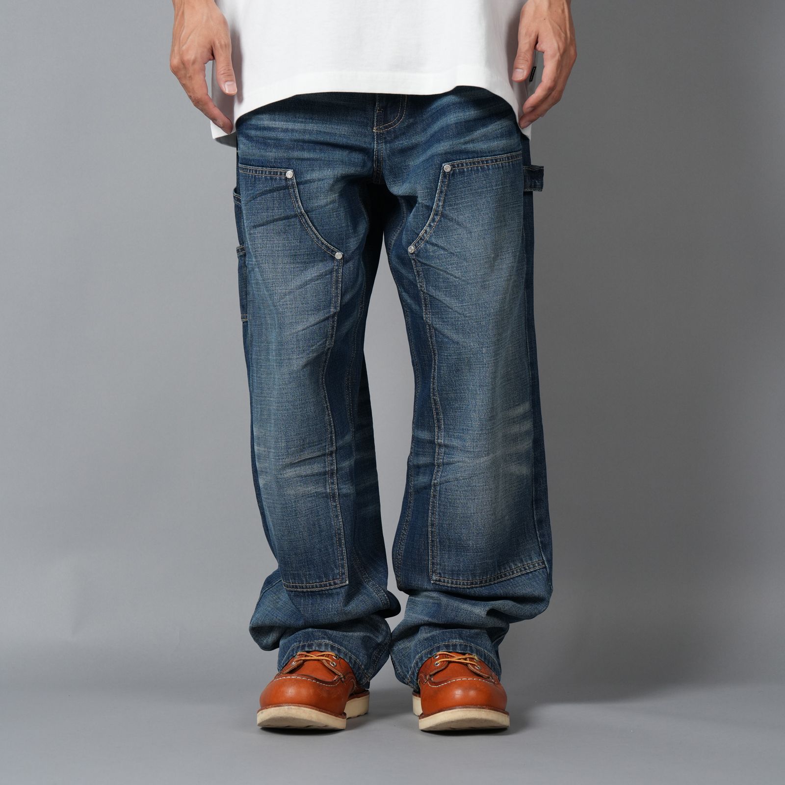 DOUBLE KNEE PANT / ダブルニーパンツ  (ワーカーズブルー)