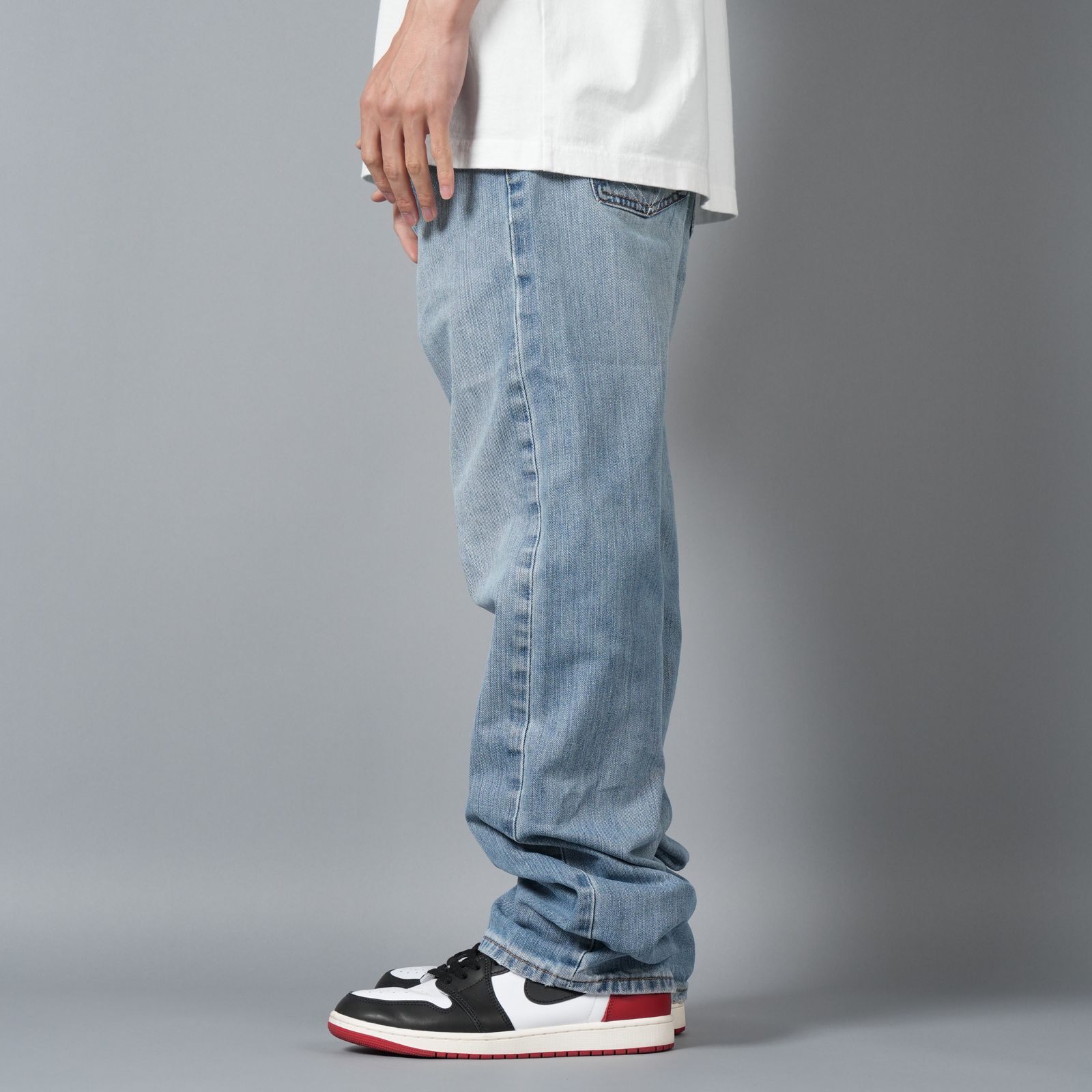 【ラスト1点】BASICKS x Vintage Levi's Heart Pocket Denim / ハートポケットデニム [34インチ] (ブルー)
