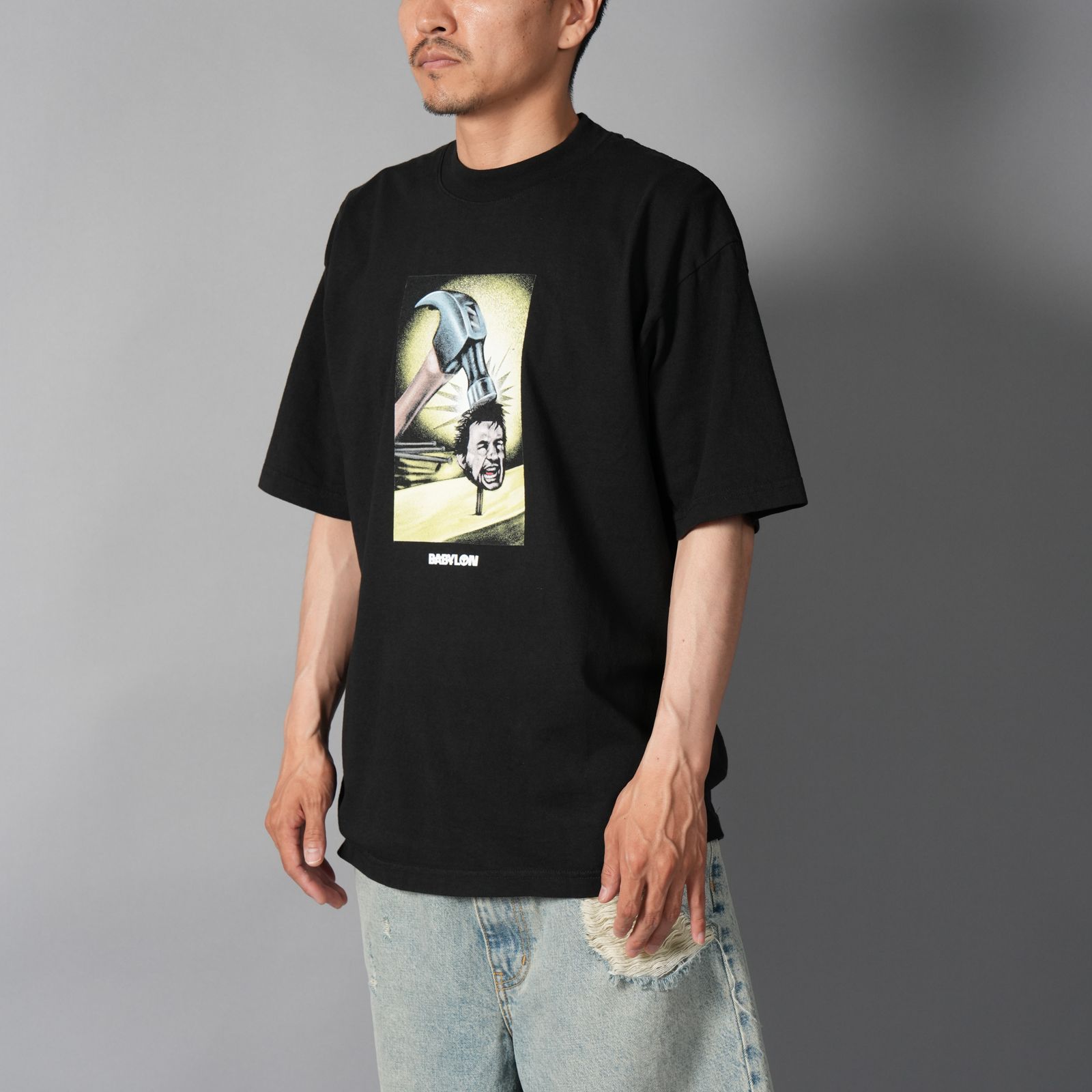 BB HAMMERHEAR TEE / Tシャツ  (ジェットブラック)