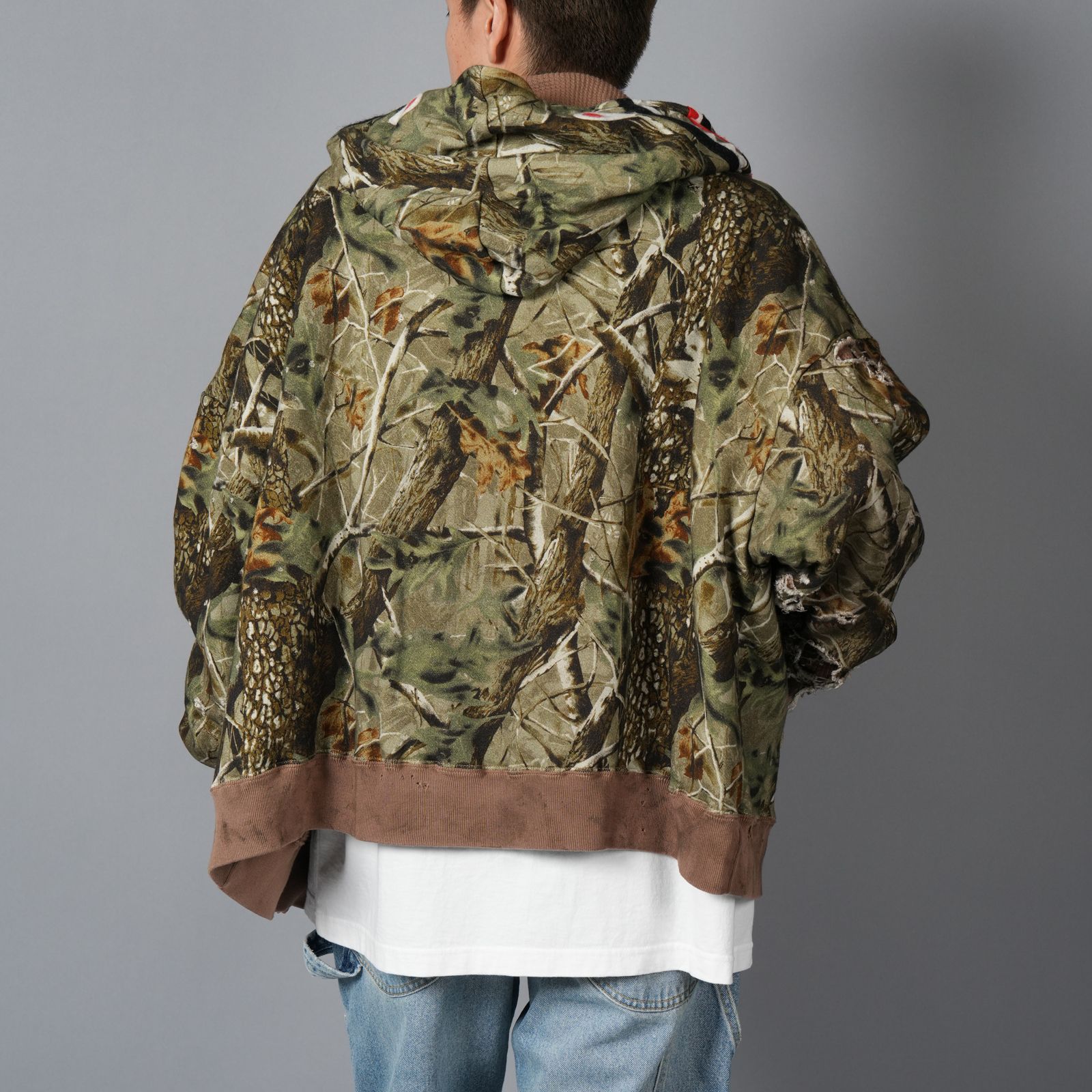 【ラスト1点】SM-HR1-0000-C38 / BAPE_ZIP HOODIE / SAHARK / CAMO / ジップフーディー (カモ)