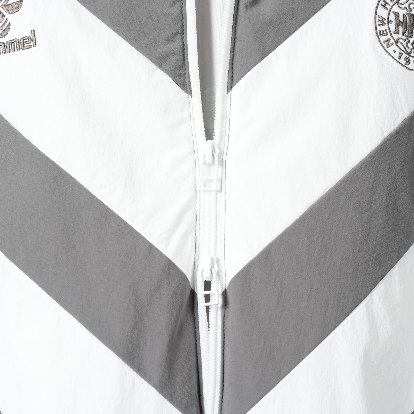 【ラスト1点】CORDURA CHEV PUFF JACKET / パフジャケット (グレー/ホワイト)