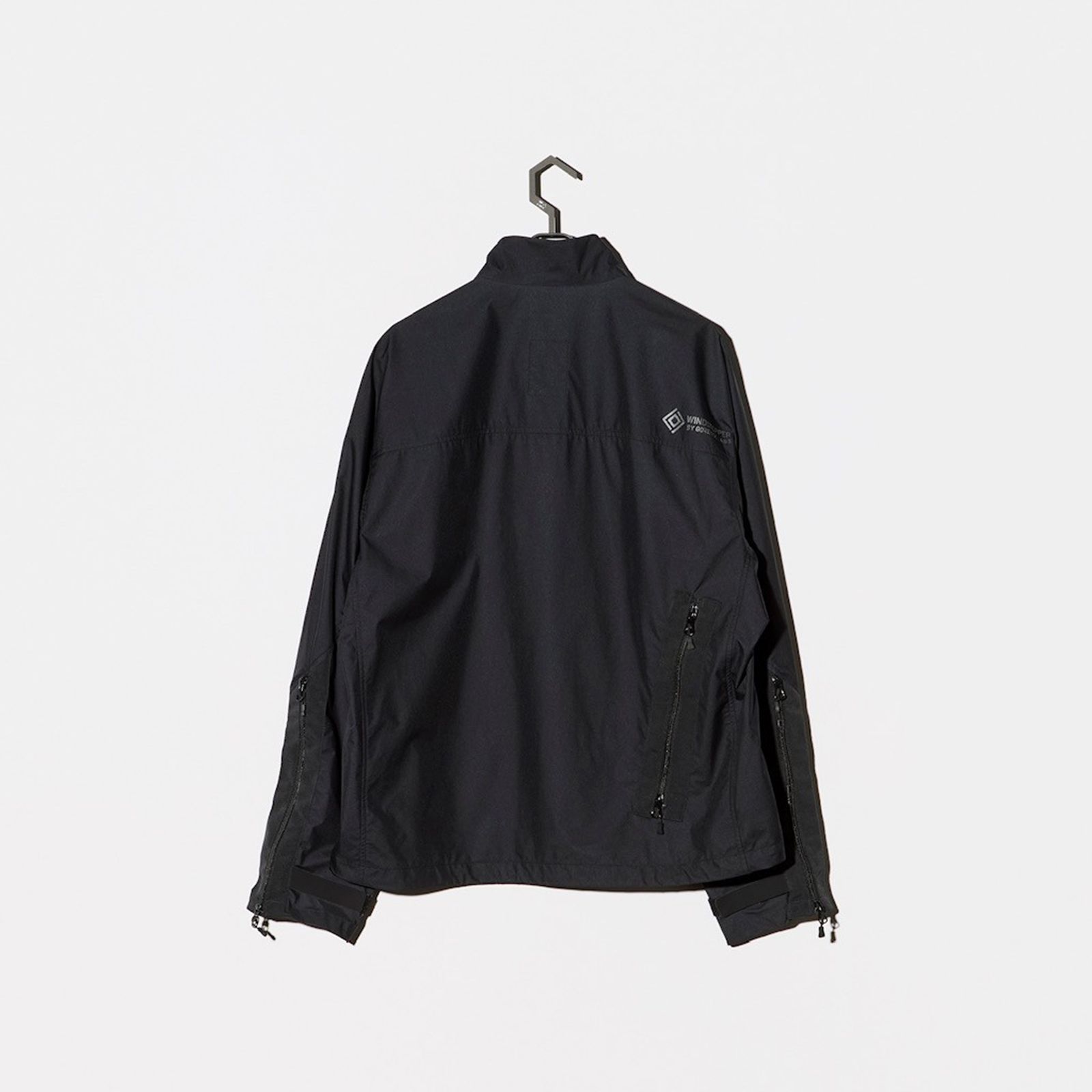 【限定】WINDSTOPPER BY GORE-TEX LABS 30DY/TR2 3L SHIRT BLOUSON / ゴアテックス ラボ スリーレイヤー / シャツ ブルゾン [防水・防風] (ブラック)