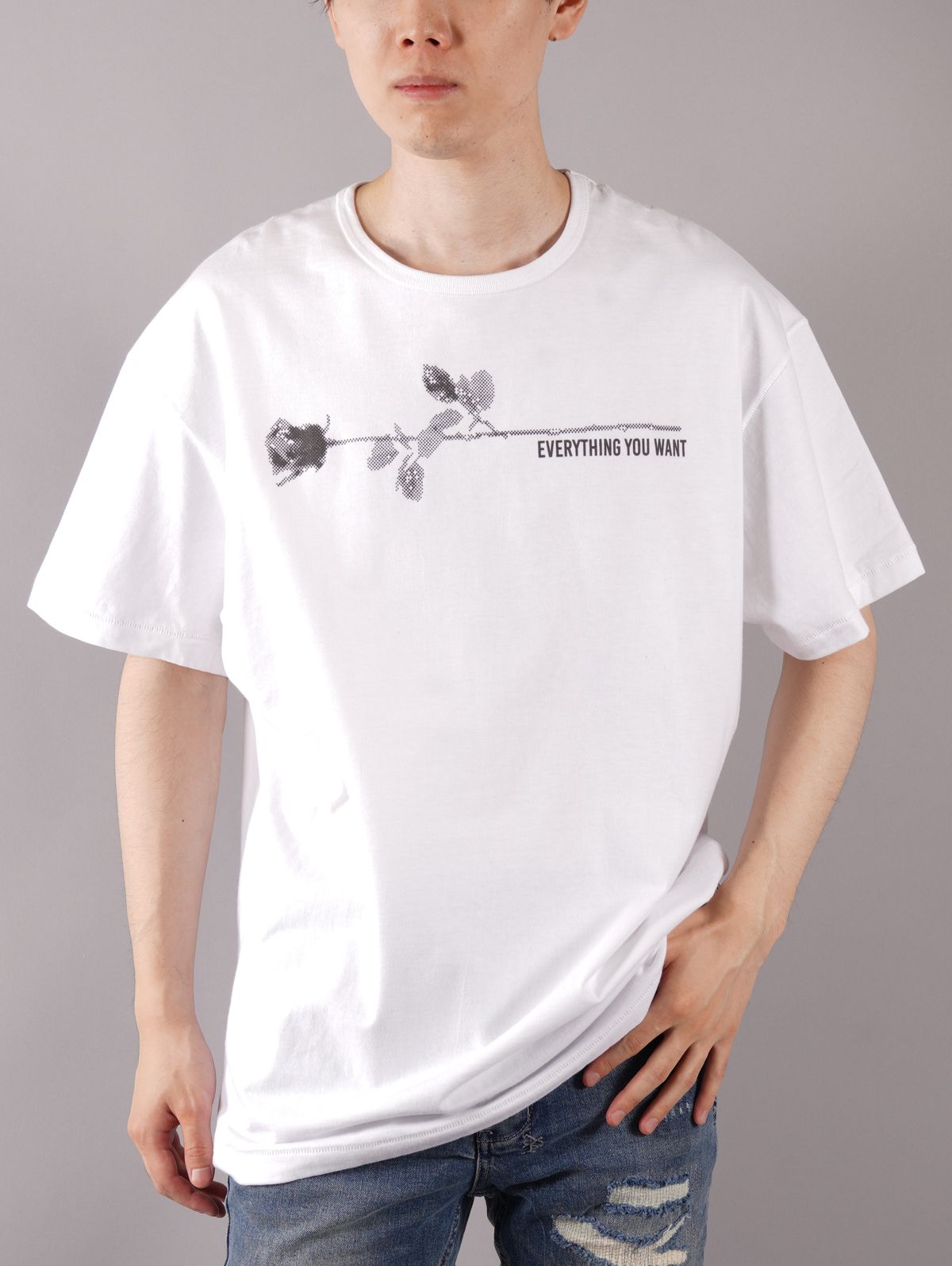 【ラスト1点】 EVERYTHING YOU WANT T-SHIRT / エブリシング ユー ウォント Tシャツ (ホワイト)