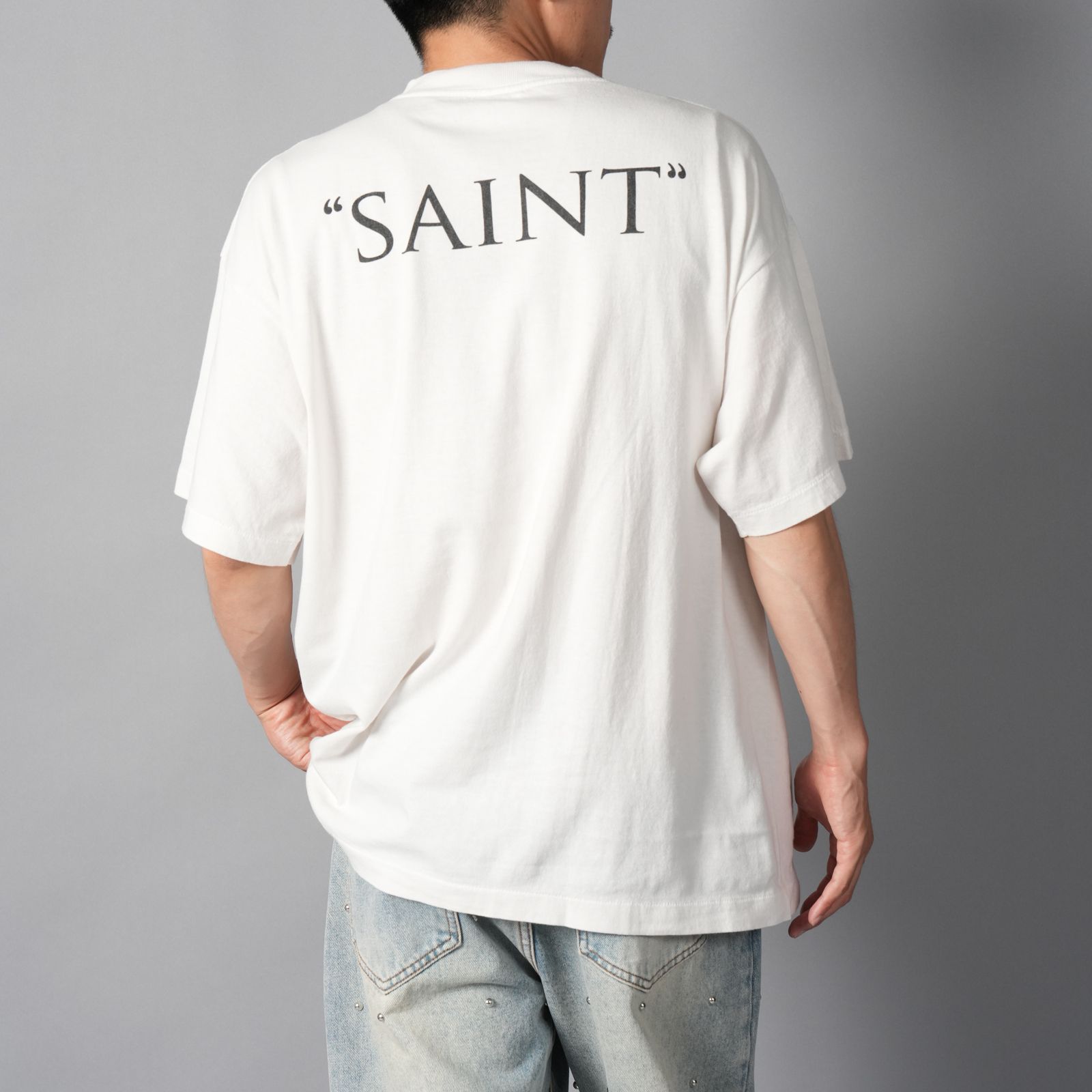 【残りわずか】【コラボ】SM-MK1-0000-C68 / CKY_SS T-SHIRT / SAINT / WHITE / Tシャツ  (ホワイト)