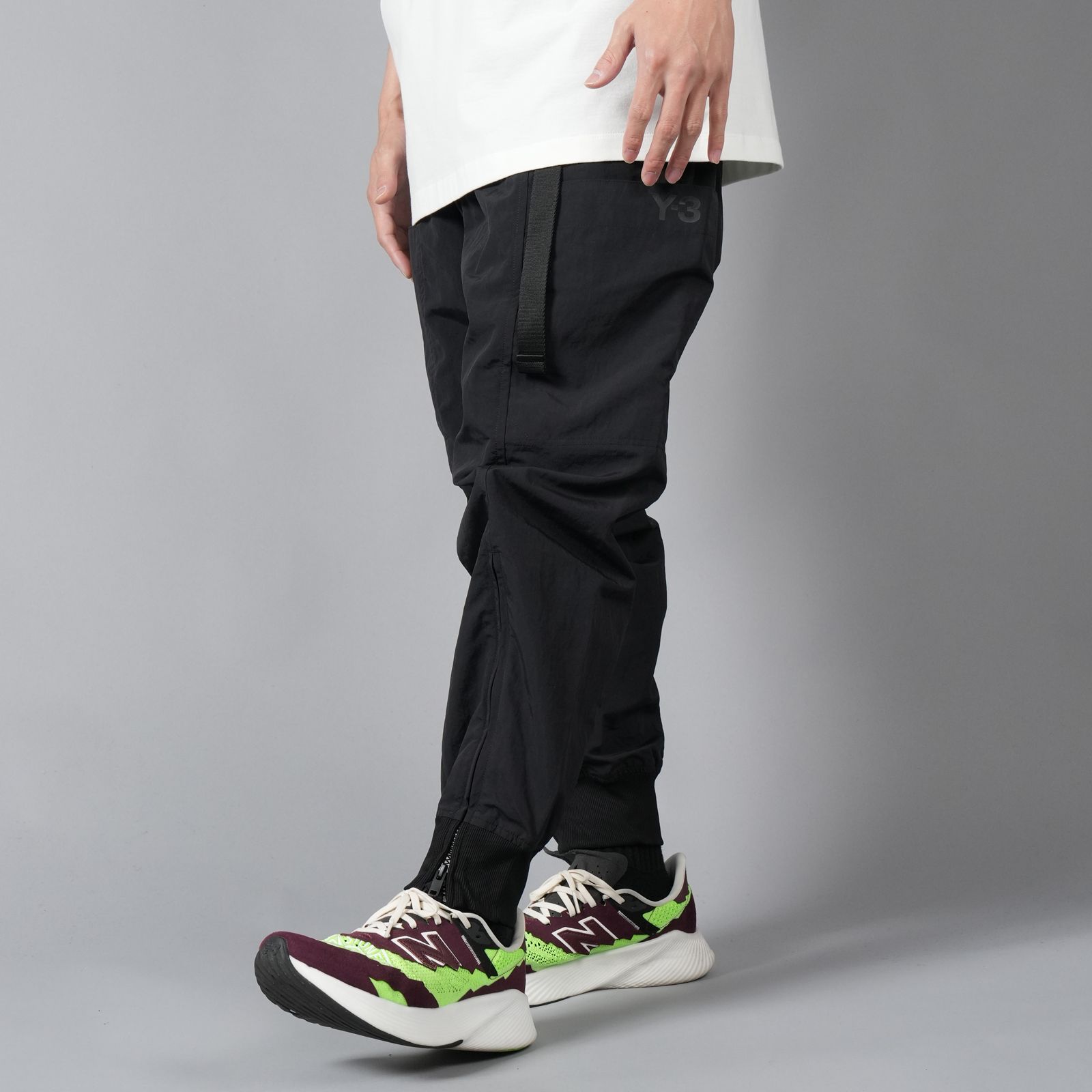 Y-3 - 【ラスト1点】CRINKLE NYLON CUFF PANTS / クリンクル