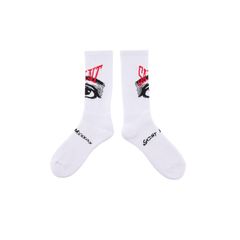 【残りわずか】SM-HR8-0000-100 / SOCKS / EYE / ECRU / ソックス アイ (ホワイト)