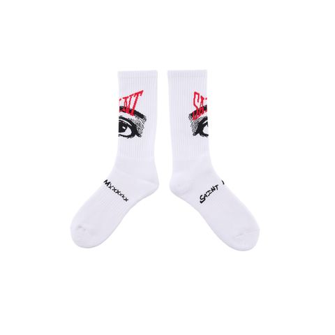 【残りわずか】SM-HR8-0000-100 / SOCKS / EYE / ECRU / ソックス アイ (ホワイト)