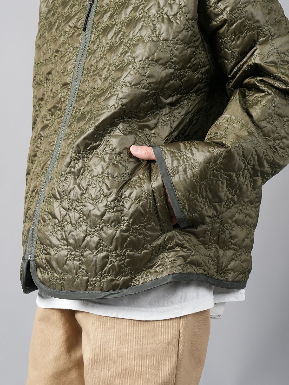 【ラスト1点】 REVRSBL QUILT LINER JKT /  リヴァーシブル キルト ライナージャケット (カモフラージュ)