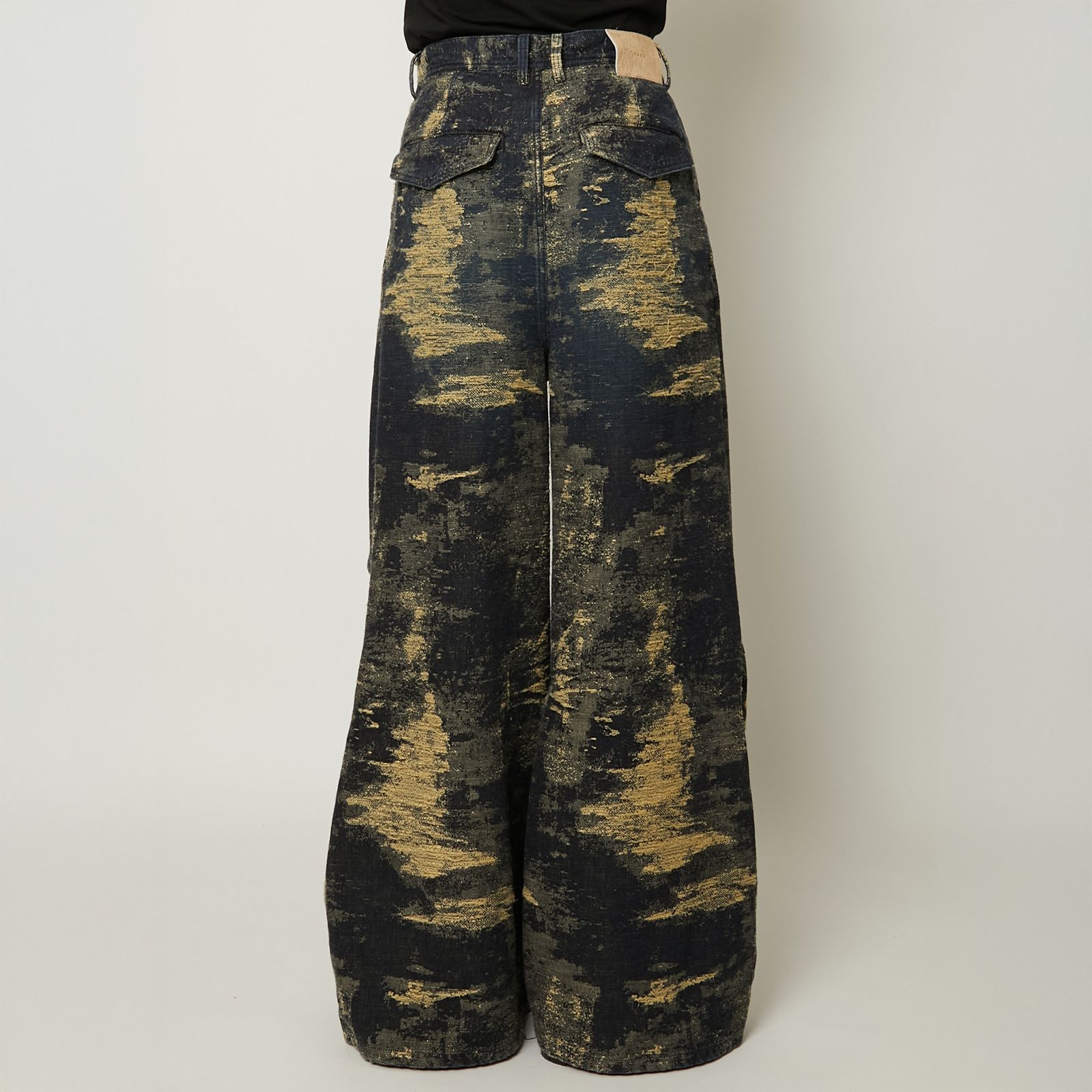 【ラスト1点】DESIGN TROUSERS / デザイン トラウザー / デニムパンツ (インディゴベージュ)