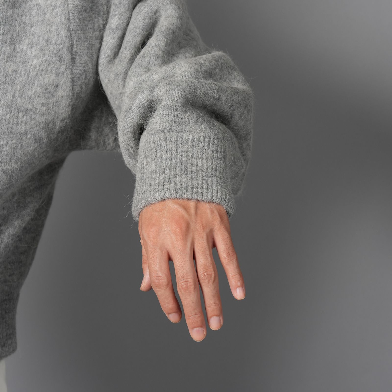 ALPACA KNIT V2 JACKET  / アルパカ ニットジャケット (アルパカクロウド)