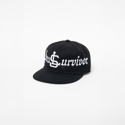 BASEBALL CAP "SOUL SURVIVOR" feat. STUDIO33 / ベースボールキャップ (ブラック)