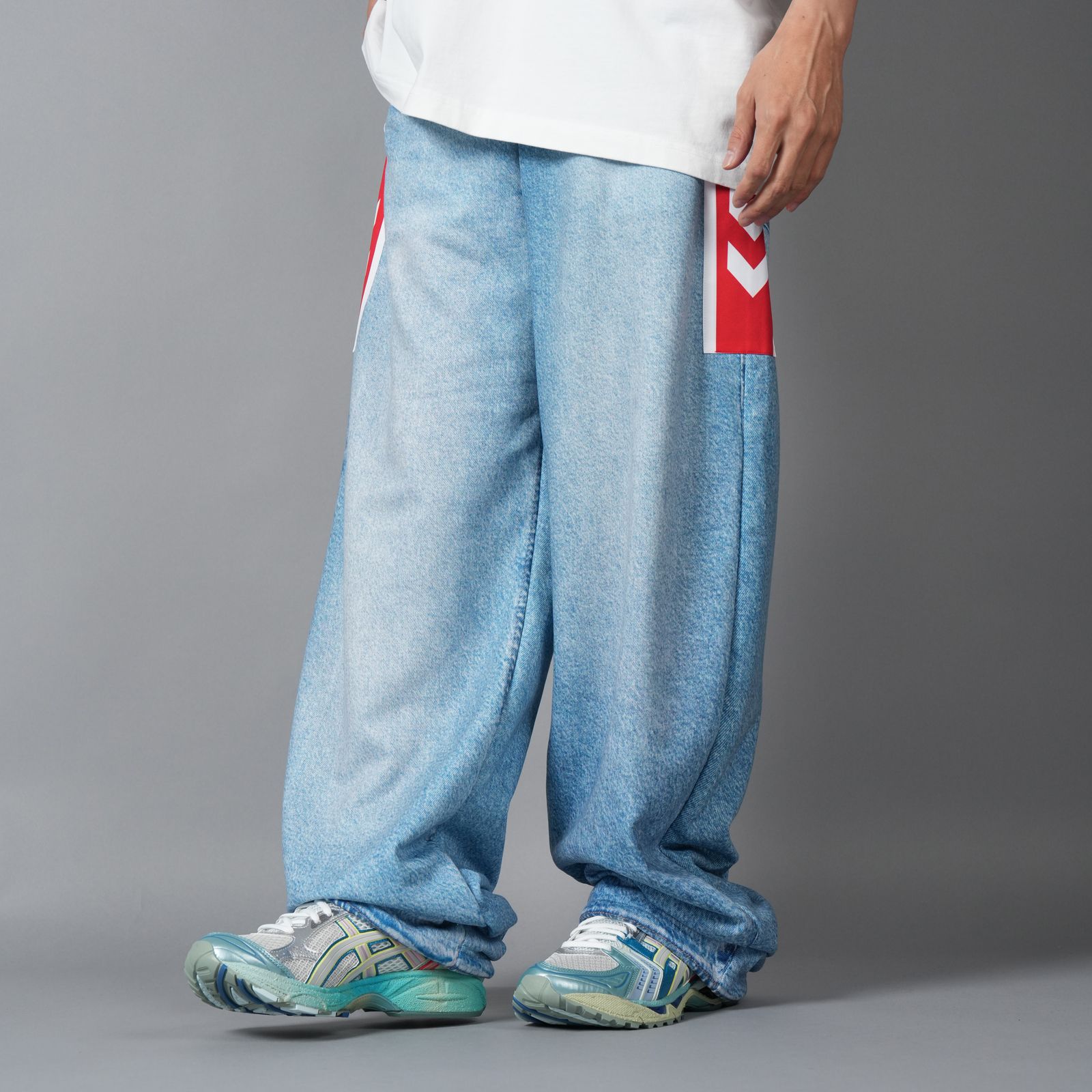 TRANS DENIM SWEAT TROUSER / トランス デニム スウェット トラウザー (インディゴ)