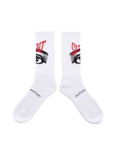 SM-S21-0002-039/SOCKS_eye_ECRU  (ホワイト)